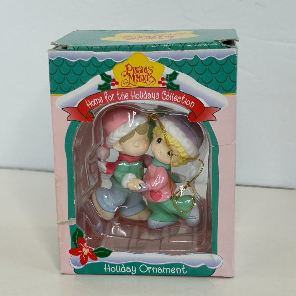 Precious Moments Christmas Ornament Home for the Holidays Collection Enesco 1996
